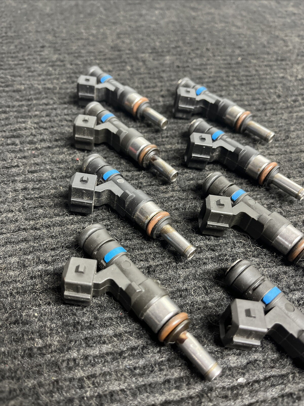 ☑️ 2008-13 OEM BMW E90 E92 E93 M3 S65 Fuel Injector Set (8) - 13647838440