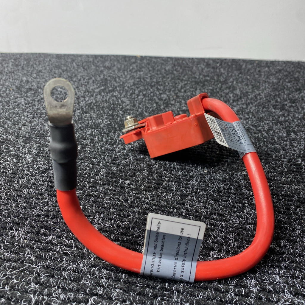 ☑️ 06-13 OEM BMW E82 E90 E92 M3 Battery Plus Pole Terminal Positive Red Cable