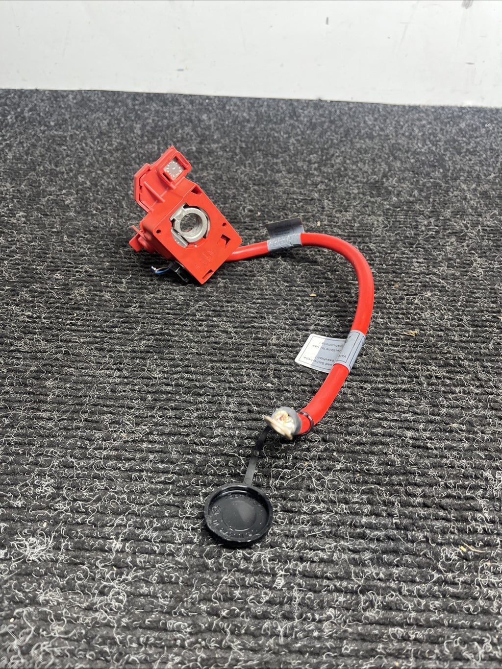 ☑️ 06-13 OEM BMW E82 E90 E92 M3 Battery Plus Pole Terminal Positive Red Cable