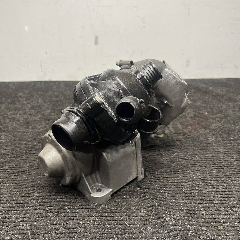 ☑️OEM BMW E82 E90 E92 F10 F13 N54 N55 Electric Water Pump W/ Thermostat 79K Mile