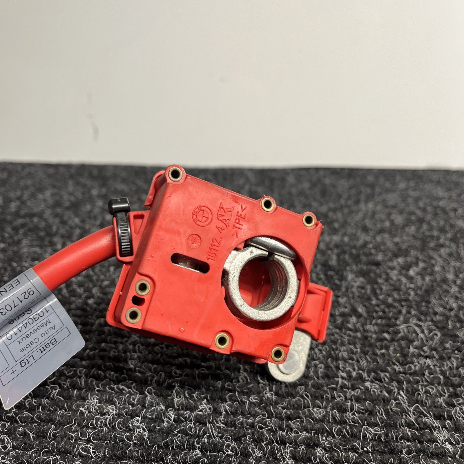 ☑️ 06-13 OEM BMW E82 E90 E92 E88 Battery Plus Pole Terminal Positive Red Cable