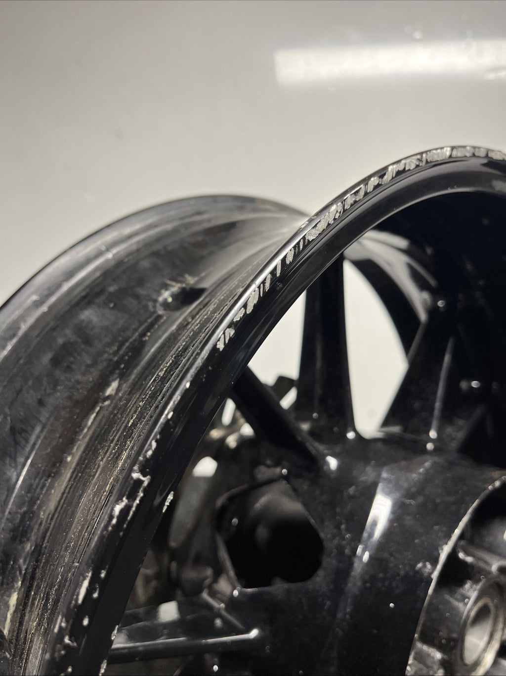 ☑️ OEM GENUINE 2009-2014 BMW S1000RR BLACK REAR WHEEL RIM (53711760)