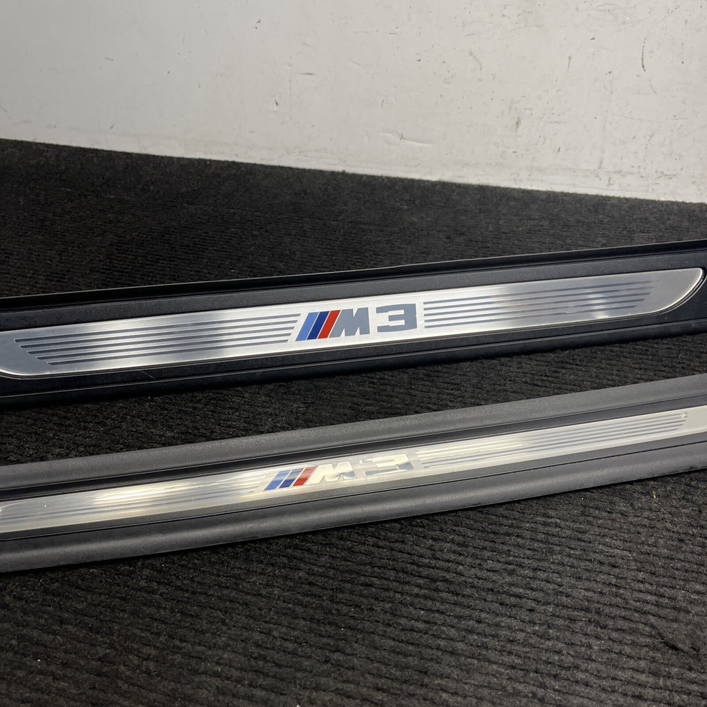 ☑️ 08-13 OEM BMW E92 E93 M3 Door Sill Plate Molding Trim Left Right SET M3
