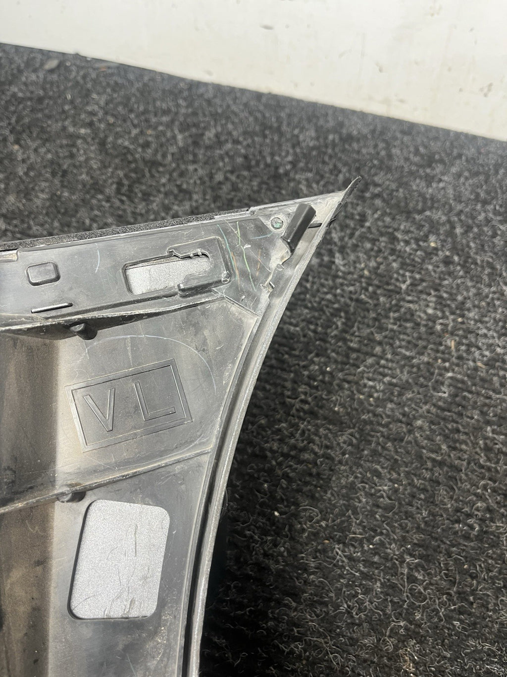 ☑️ 2015 2021 SUBARU WRX STI FRONT LEFT FENDER MOLDING GARNISH OEM BLACK