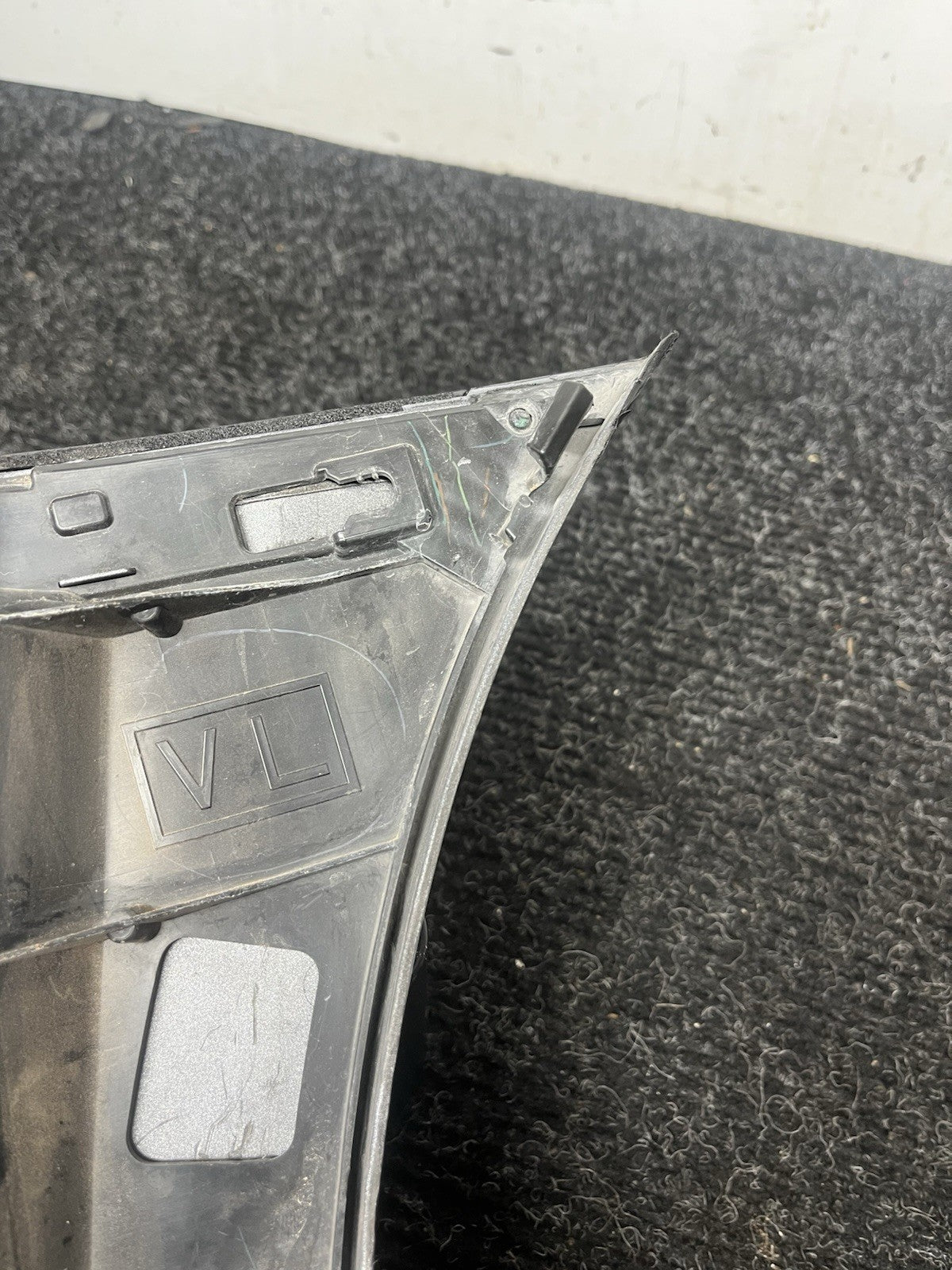 ☑️ 2015 2021 SUBARU WRX STI FRONT LEFT FENDER MOLDING GARNISH OEM BLACK