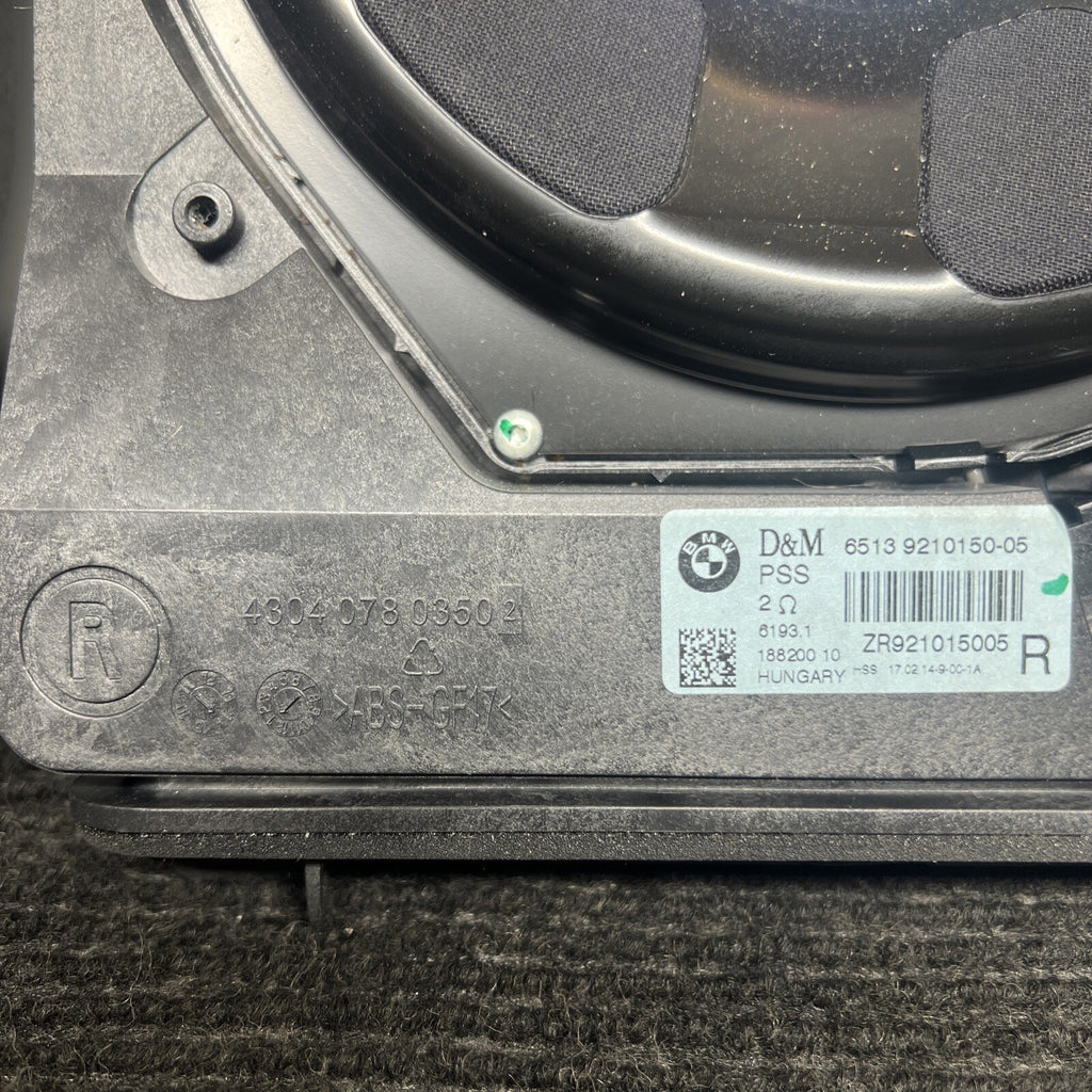 ☑️ OEM BMW F80 F22 F36 F30 F32 F34 F82 F83 Subwoofers HiFi Audio Speaker Pair