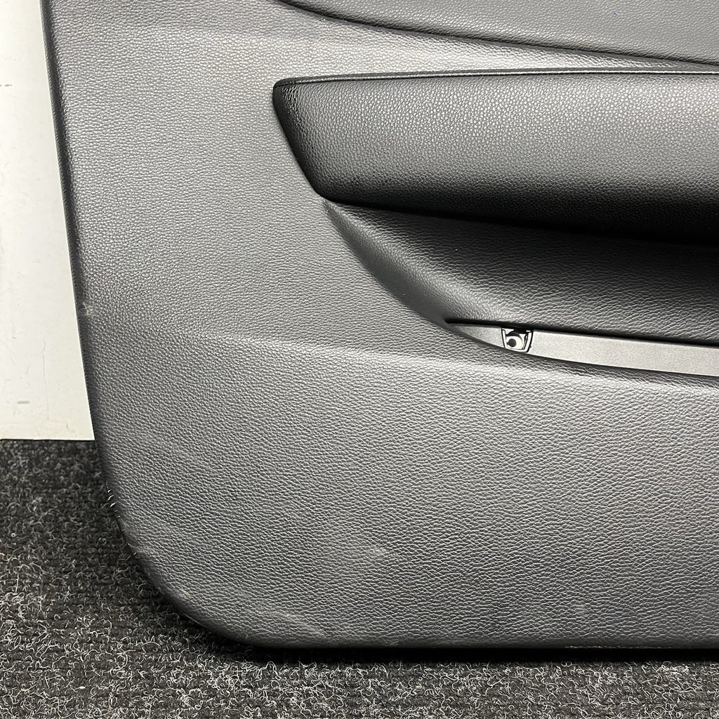 ☑️ 08-13 BMW E88 E82 135i 128i Front Driver Door Card Panel Vinyl Black
