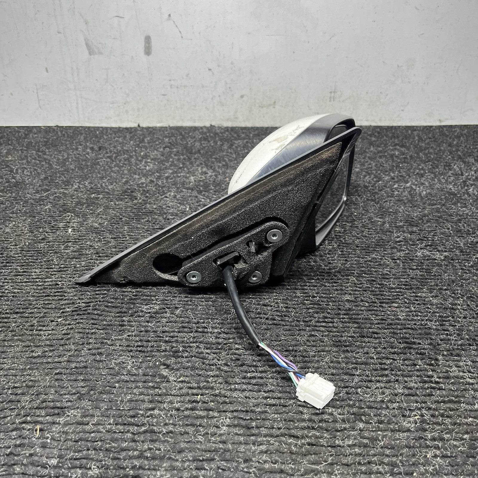 ☑️ 2008-2014 Subaru WRX STI RH Right Passenger Door Mirror DGM White OEM
