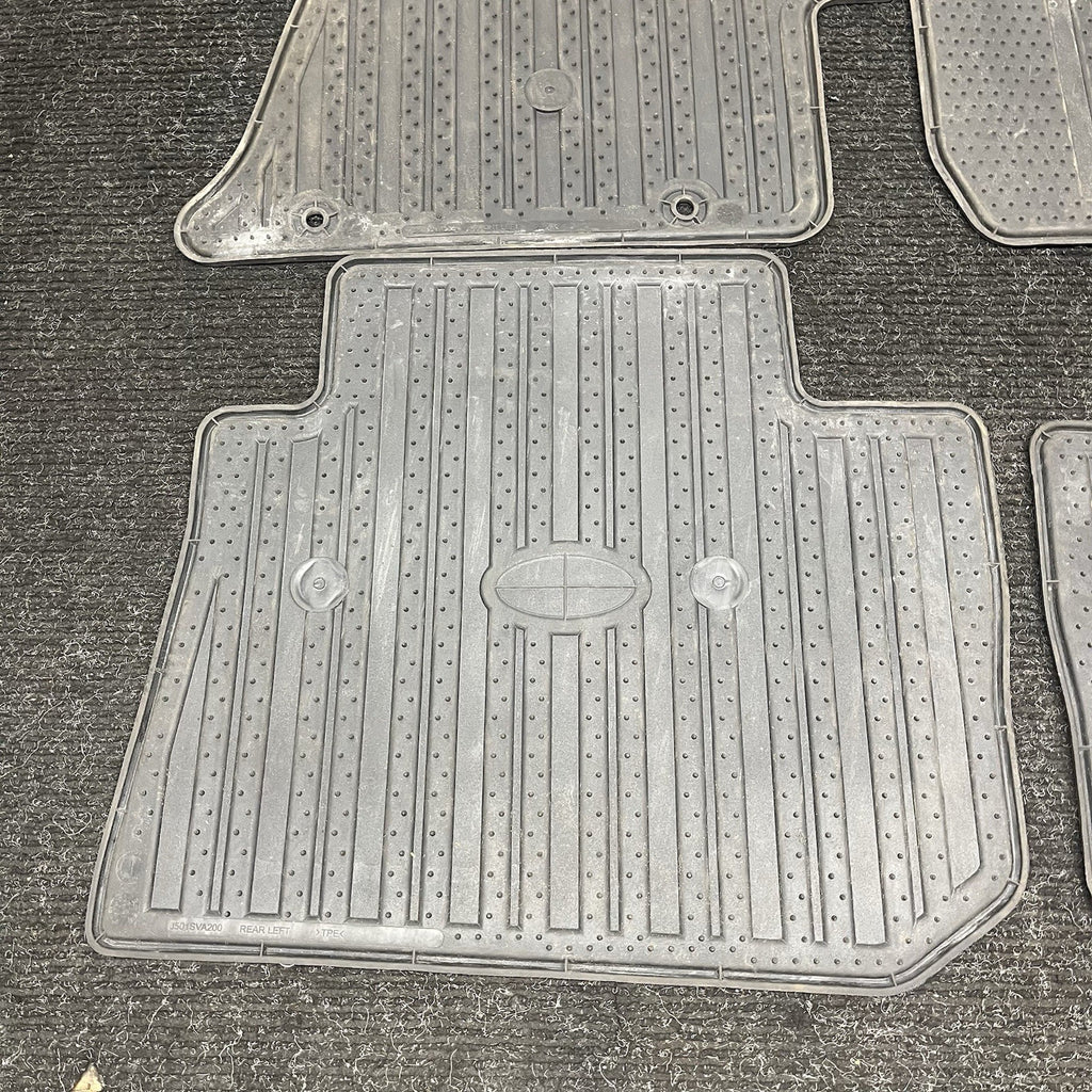 ☑️ SUBARU WRX STI 2.5L 2015 ALL WEATHER RUBBER FLOOR MAT SET J501SVA200 OEM