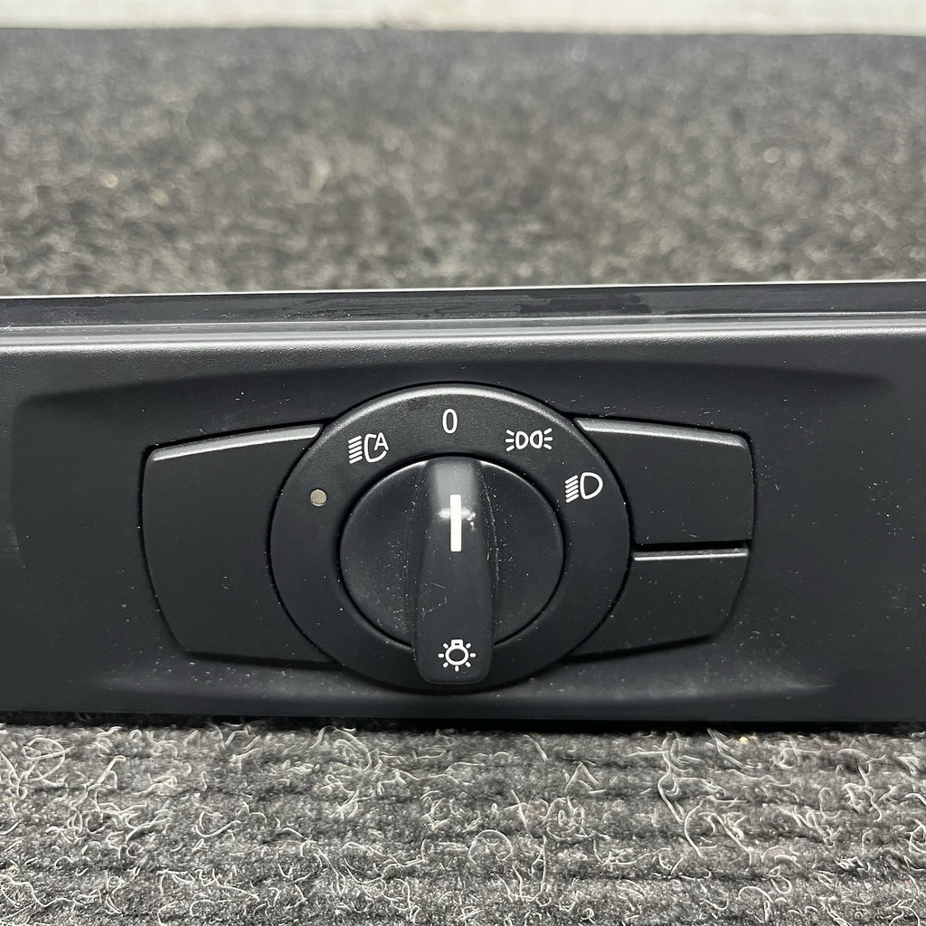 ☑️ 07-13 OEM BMW E92 E93 328 335 Headlight Switch Control Panel Light BLACK