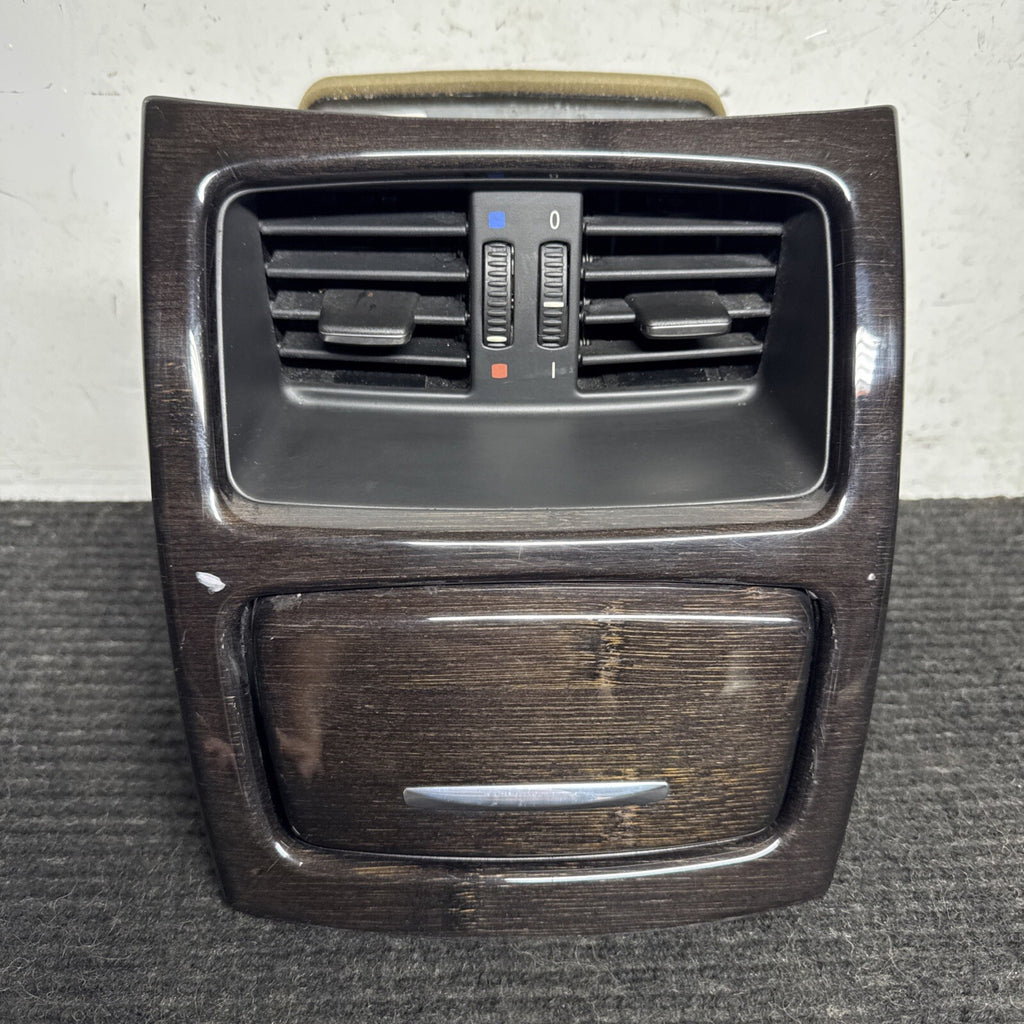 ☑️ BMW E92 E93 328 335 M3 Rear Center Console Air Vent Ashtray Wood Panel OEM