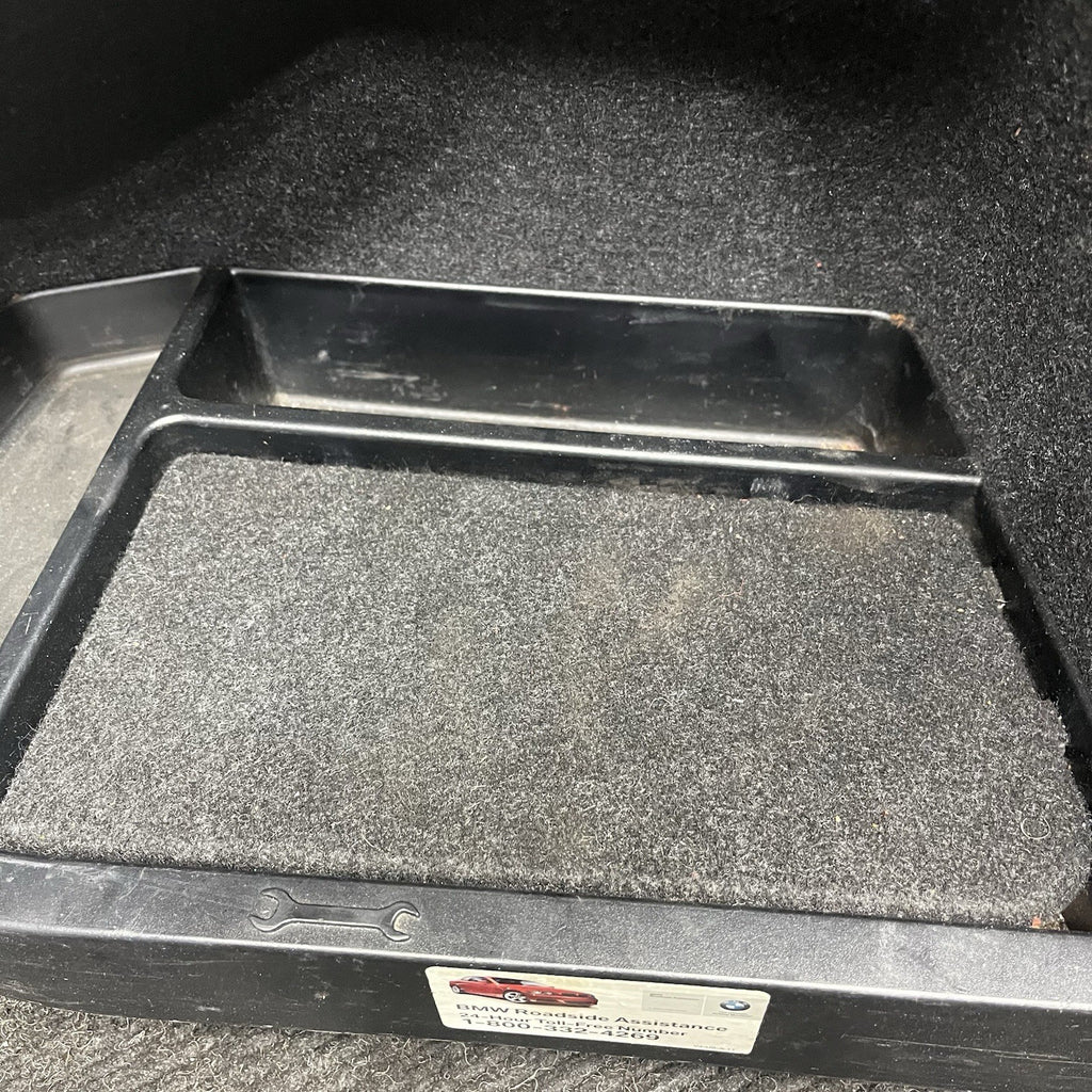 ☑️ 12-18 BMW F30 328i 330i 340i Rear Emergency Trunk Tool Compartment 7239175