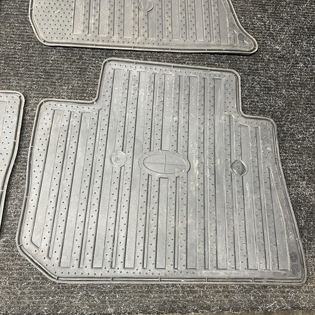 ☑️ SUBARU WRX STI 2.5L 2015 ALL WEATHER RUBBER FLOOR MAT SET J501SVA200 OEM