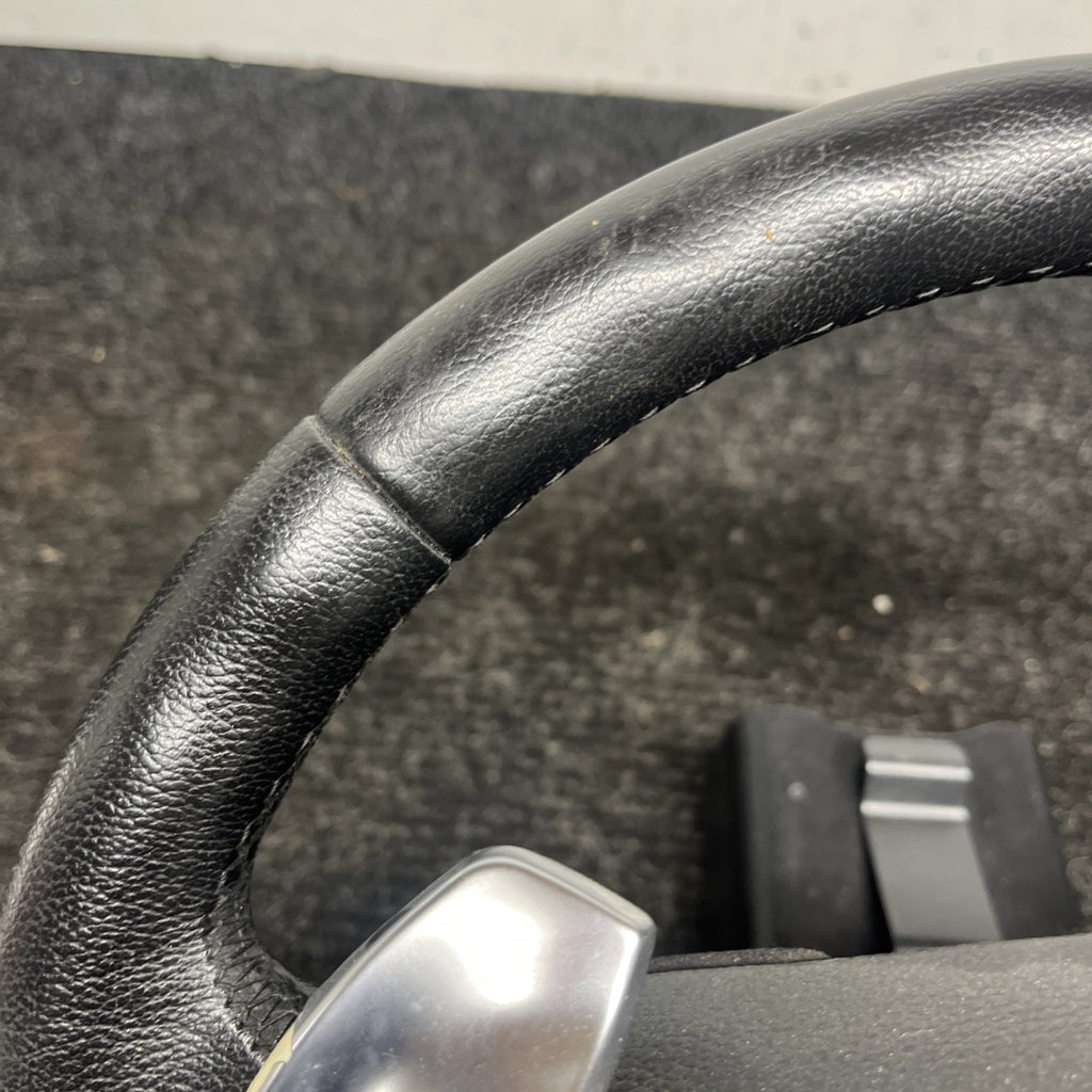 ☑️ OEM BMW E82 E88 E90 E92 E93 Sport Steering Wheel Black Leather AT w/ Shifters