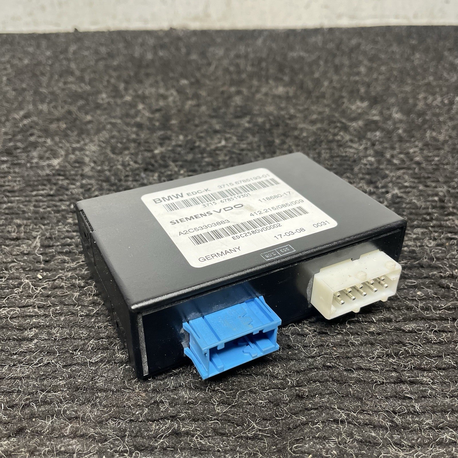 ☑️ 08-10 BMW E90 E91 E92 E93 M3 EDC Suspension Control Unit 6785193