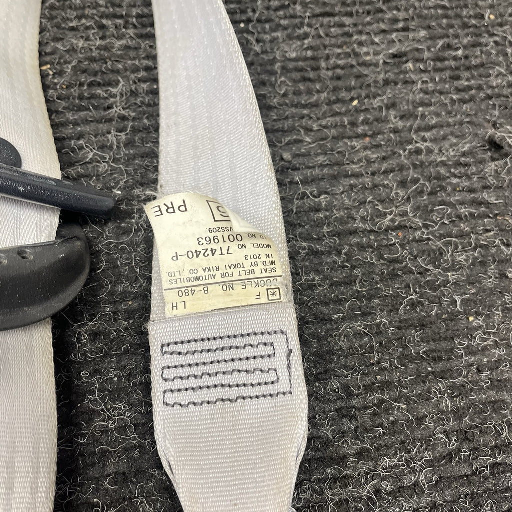 ☑️ 13-19 SCION FR-S FRONT PASSENGER RIGHT SEAT BELT RETRACTOR 10 Series Gray