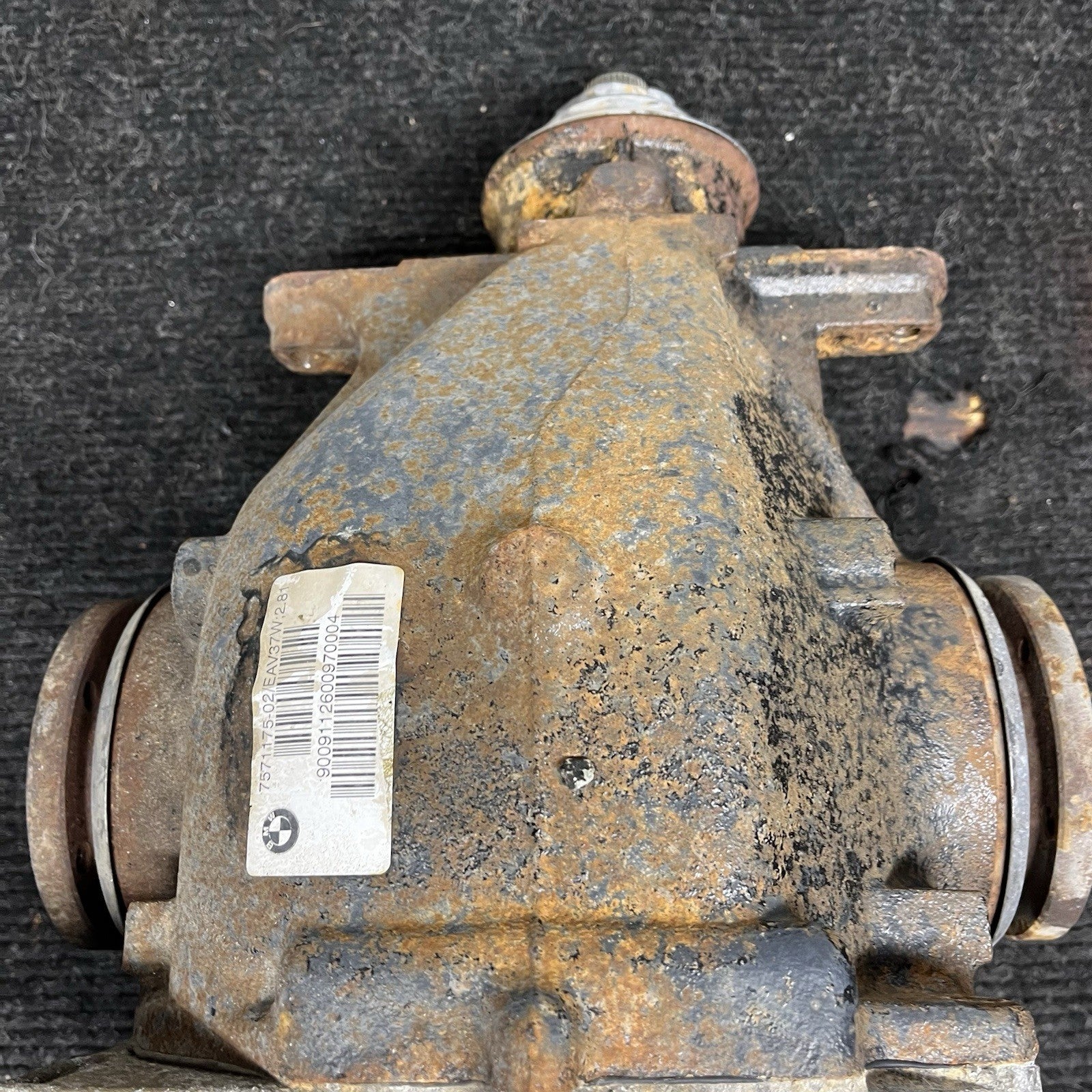 ☑️09-11 BMW E90 335d 3.0L M57Y Rear Axle Diff Differential Unit 2.81 7571175 OEM