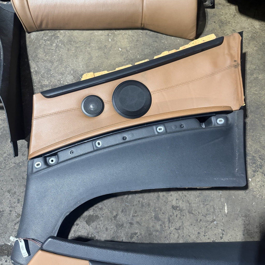☑️ 07-13 BMW E93 335 Convertible OEM Saddle Brown Interior Seats Complete Heated