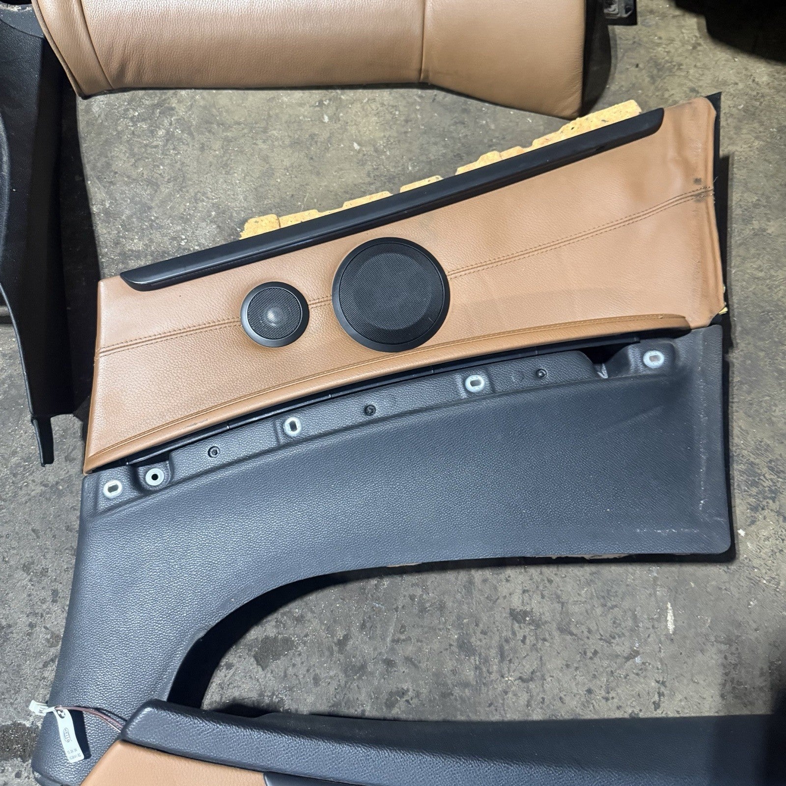 ☑️ 07-13 BMW E93 335 Convertible OEM Saddle Brown Interior Seats Complete Heated
