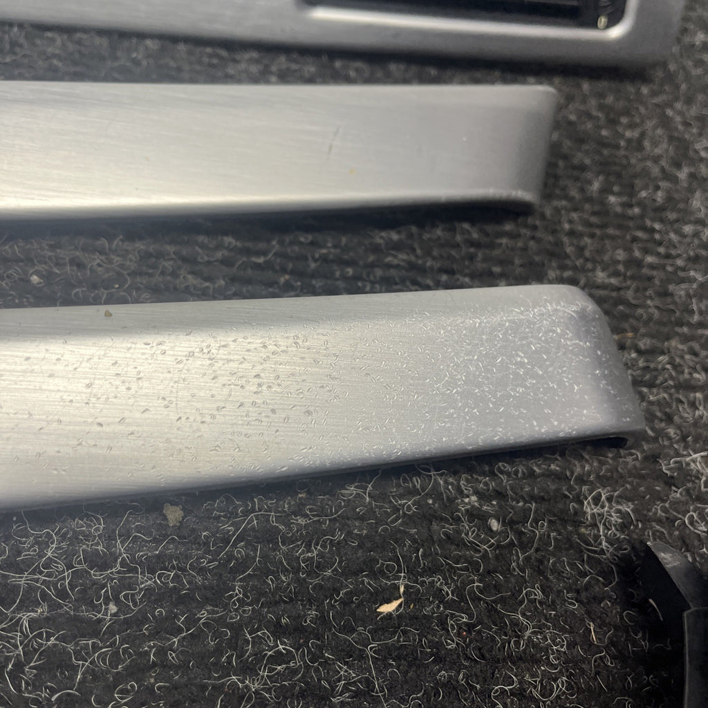 ☑️ 06-11 BMW 3 SERIES E90 SEDAN INTERIOR CONSOLE DOOR DASH TRIM SET ALUMINUM