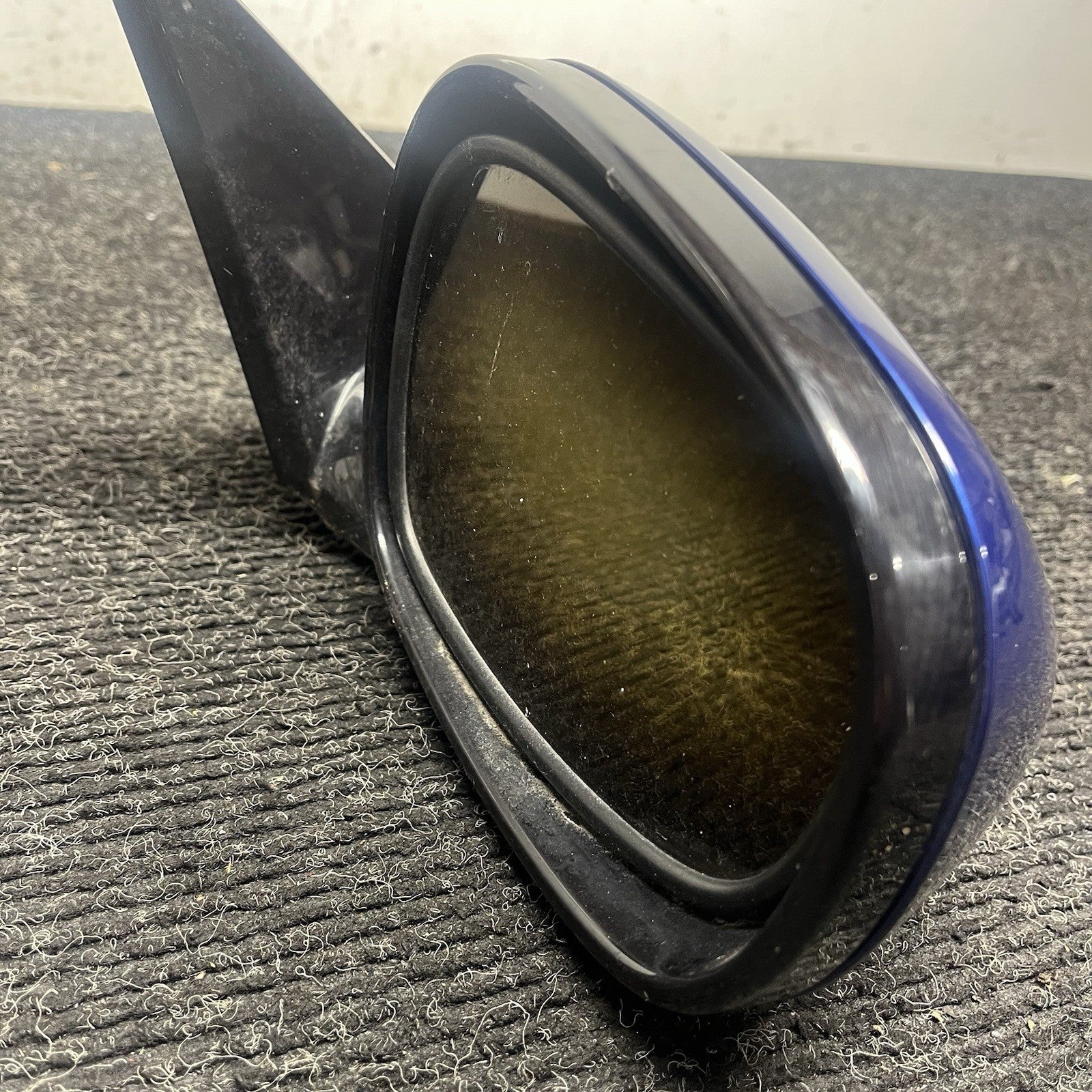 ☑️ 11-13 BMW E82 E88 OEM PASSENGER RIGHT SIDE DOOR POWER FOLD MIRROR BLUE