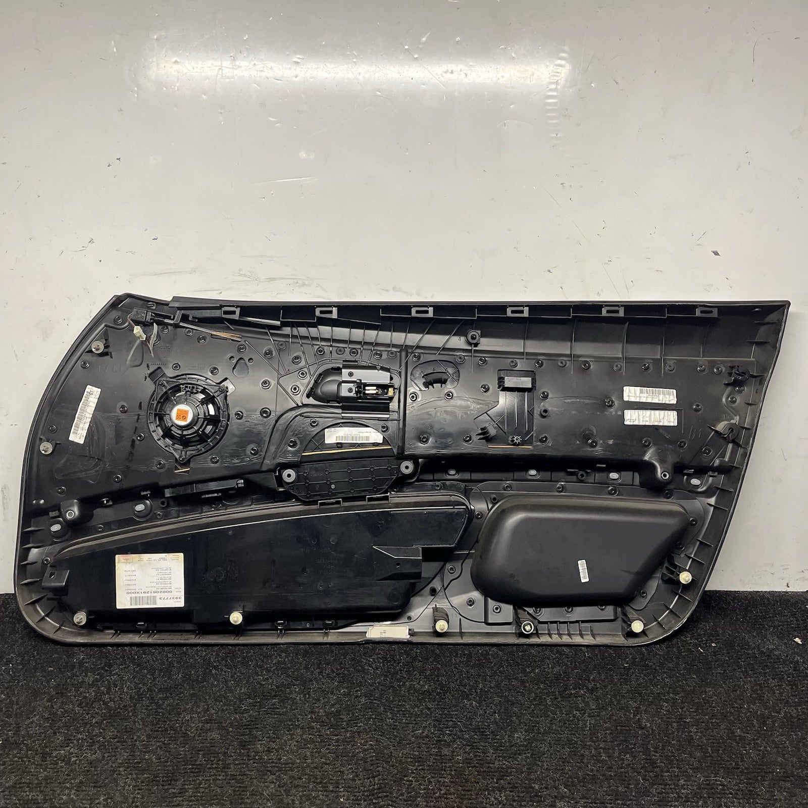 ☑️ 07-13 OEM BMW E93 E92 Front Left Driver Door Card Panels Black Dakota LEATHER