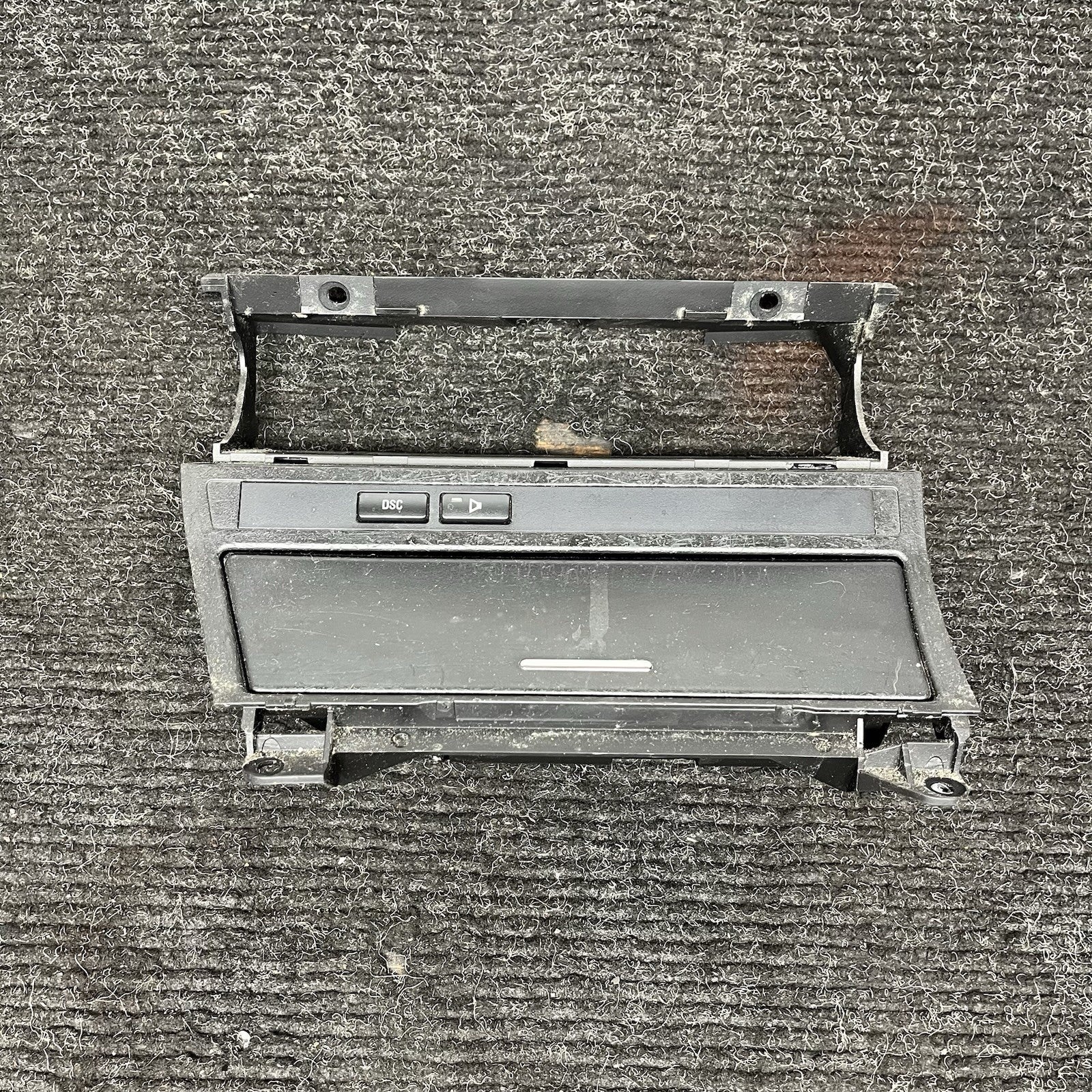 ☑️ 01-06 OEM BMW E46 M3 330Ci Center Console Pocket Storage Tray Panel Black