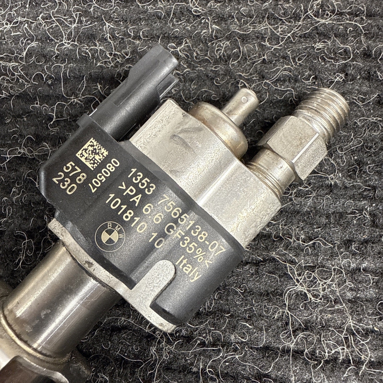 ☑️BMW 135 335 535 OEM ENGINE MOTOR HIGH PRESSURE FUEL INJECTOR N54 N63 INDEX 07