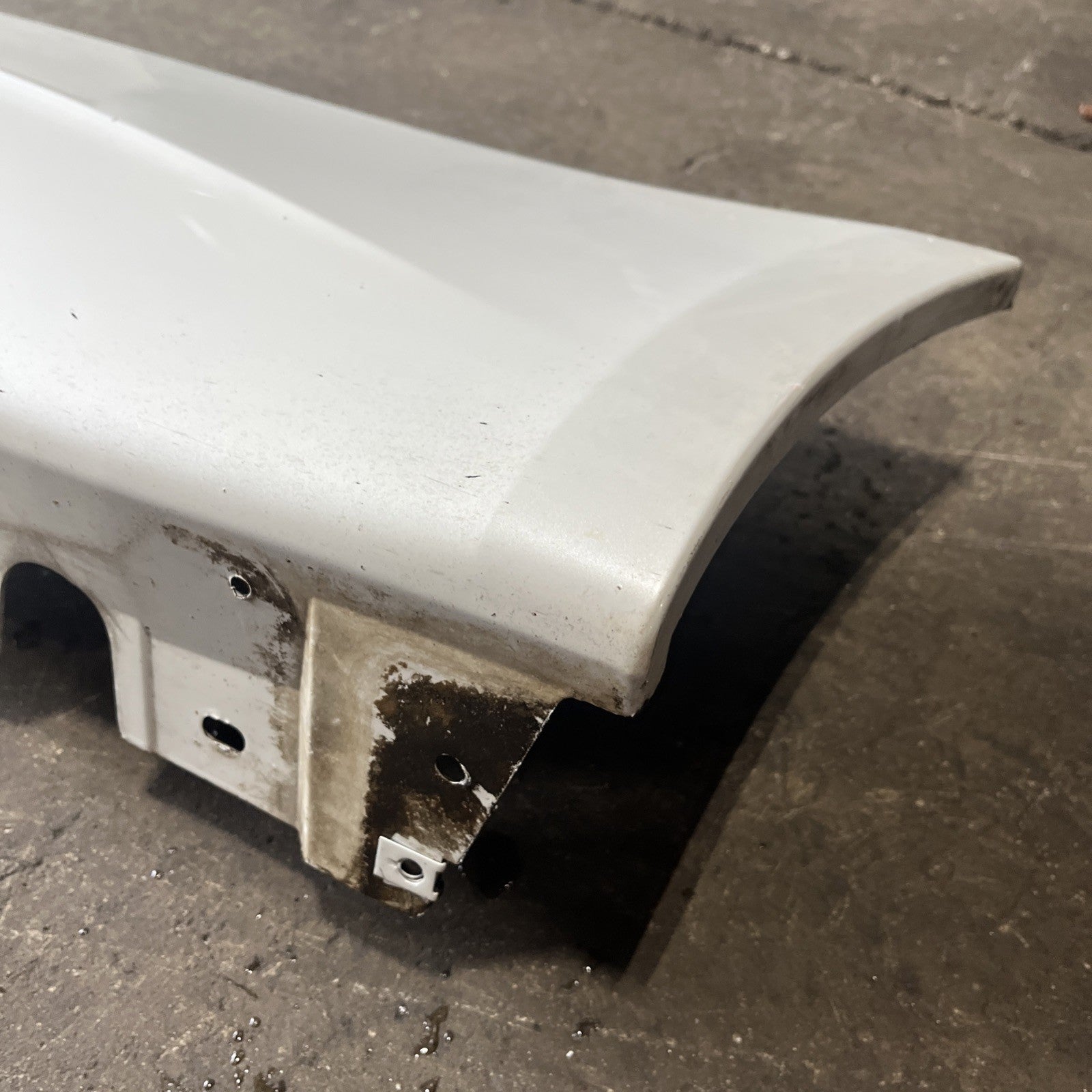 ☑️ 07-13 OEM BMW E92 E93 M3 Left Driver Side Skirt Rocker Panel Mineral White