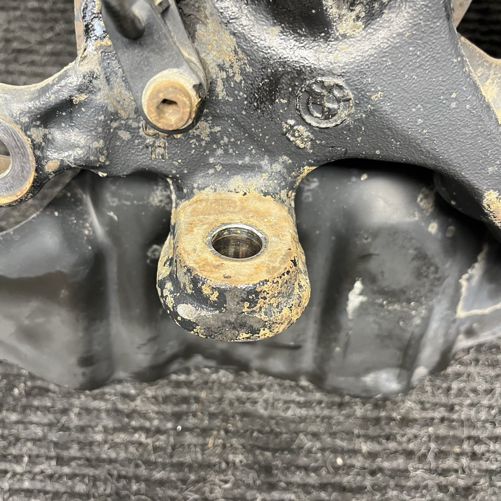 ☑️03-06 OEM BMW E46 330i 330Ci RWD Front Left Driver Spindle Hub Carrier Knuckle