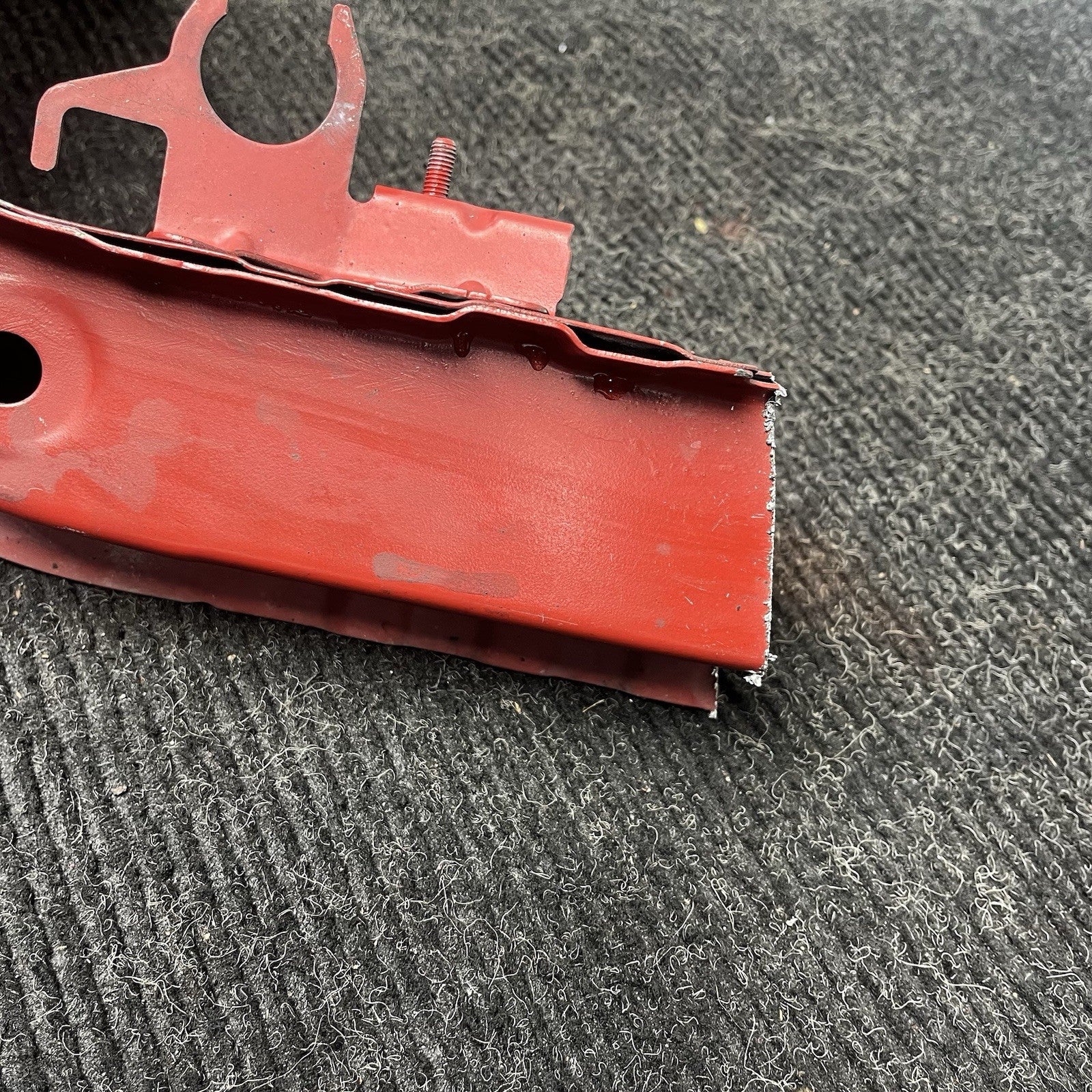 ☑️ 12-18 BMW F30 320i 328i 335i FRONT LEFT DRIVER SIDE FRAME RAIL CUT RED OEM