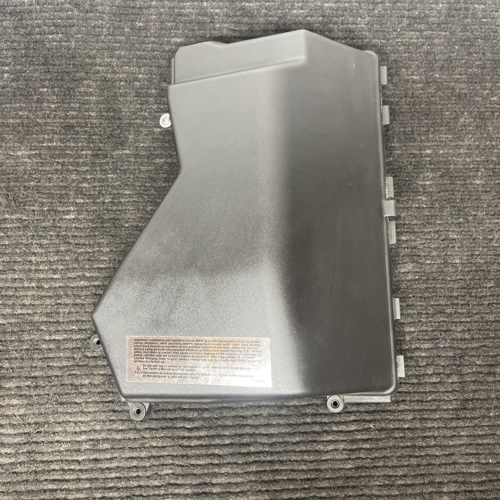 ☑️ 2002-2006 BMW E46 325 330 M3 Fuse Box Under Hood Electronics Cover Lid OEM