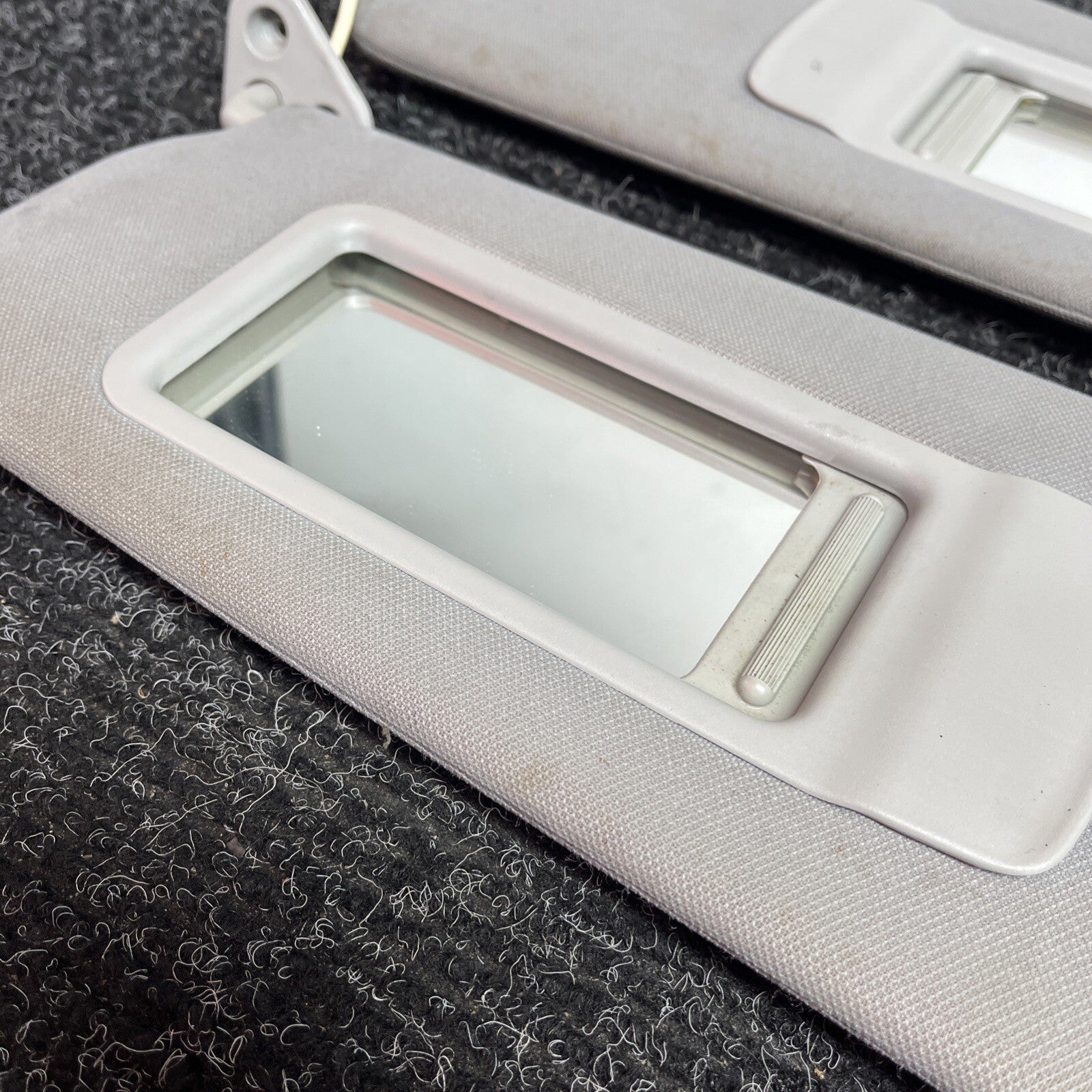 ☑️ BMW E92 328i 335i Coupe Sun Visor Set Left Right Pair Grey OEM LH RH