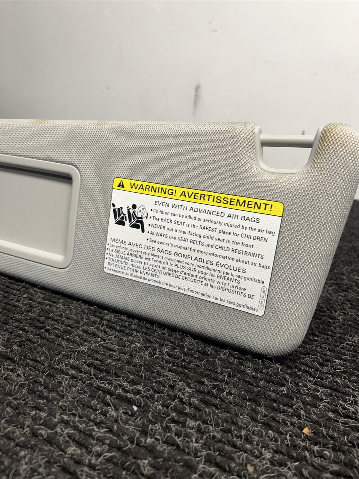 ☑️2012-2016 AUDI A6 S6 A7 S7 Left Sun Visor Set Pair OEM Silver