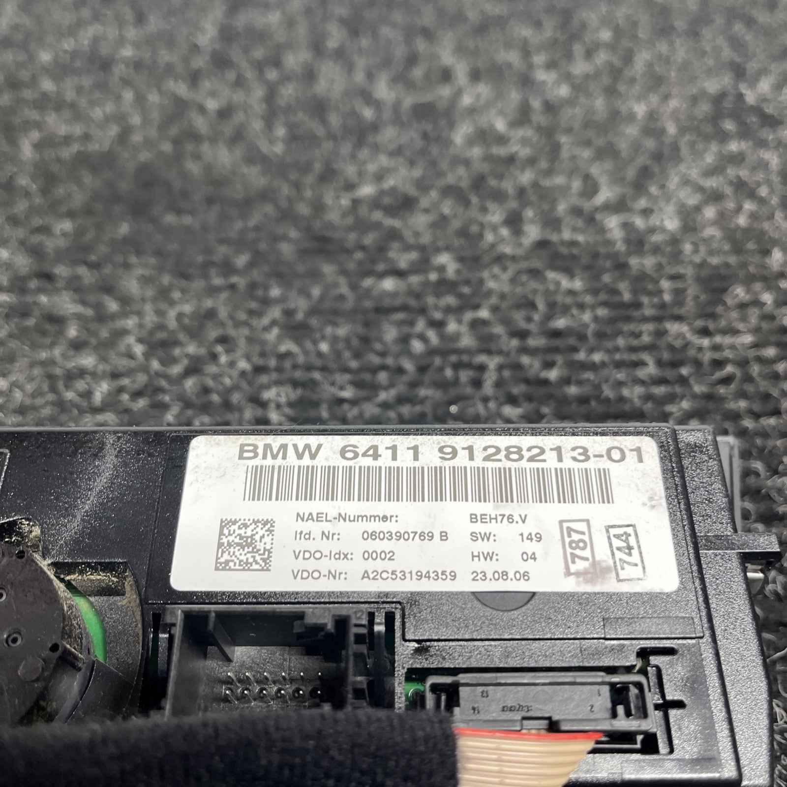 ☑️ OEM BMW E90 E91 E92 E93 M3 328 335 A/C Climate Control Switch Panel Black