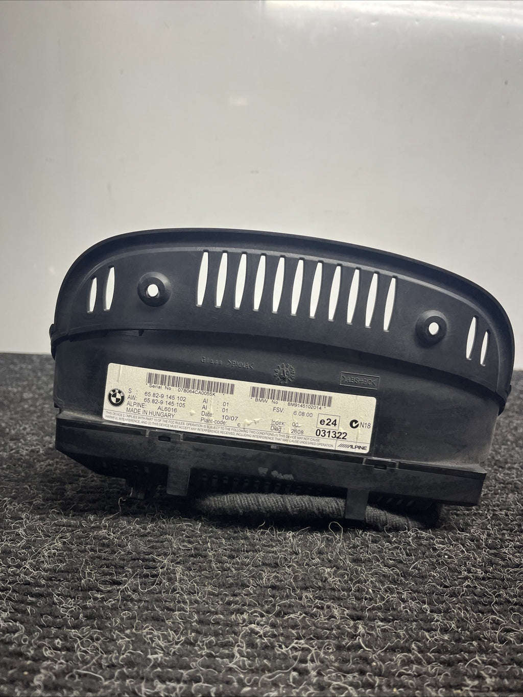 ☑️ 06-08 OEM BMW E90 E92 CCC Navigation Dash Information On-Board Monitor Screen