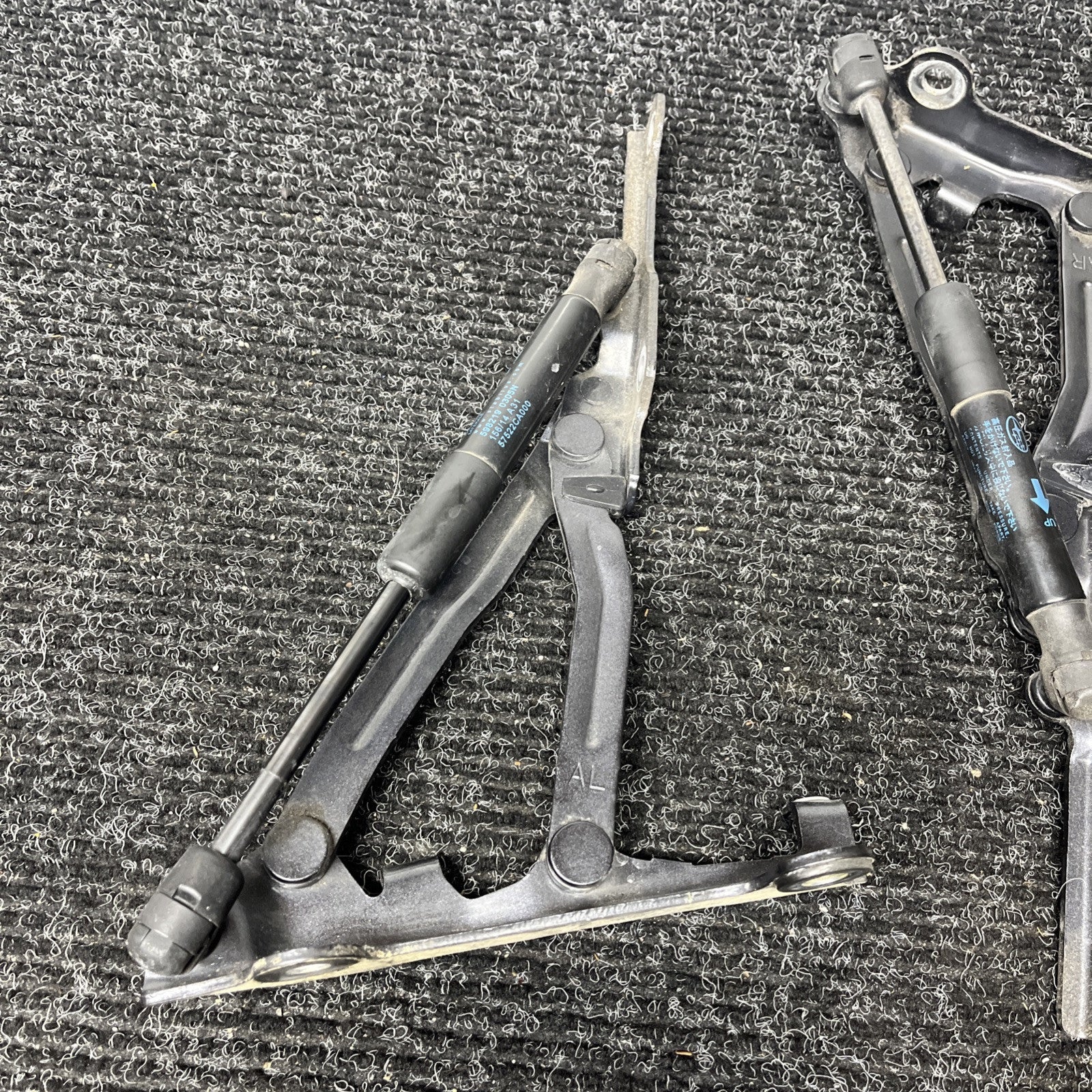 ☑️ 13-20 TOYOTA 86 SUBARU BRZ SCION FRS OEM TRUNK HINGES WITH STRUTS PAIR BLUE