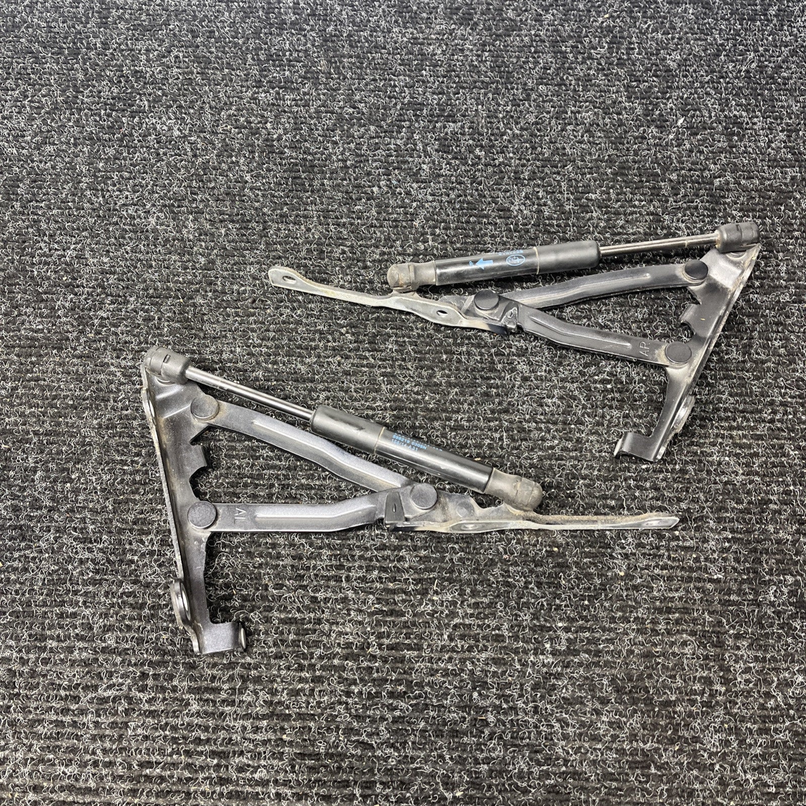 ☑️ 13-20 TOYOTA 86 SUBARU BRZ SCION FRS OEM TRUNK HINGES WITH STRUTS PAIR BLUE
