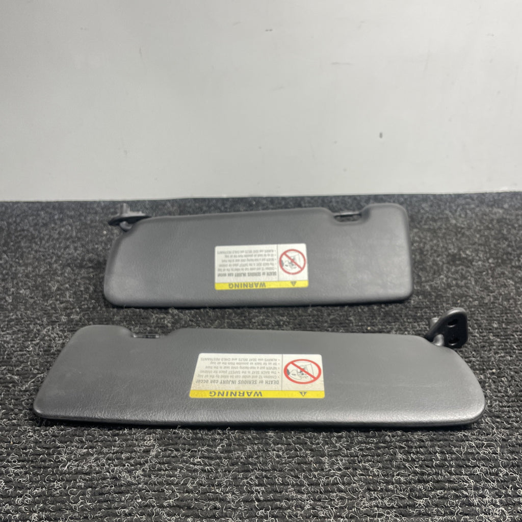 ☑️ 01-06 BMW E46 3-SERIES CONVERTIBLE SET OF 2 FRONT LEFT & RIGHT SUN VISOR OEM