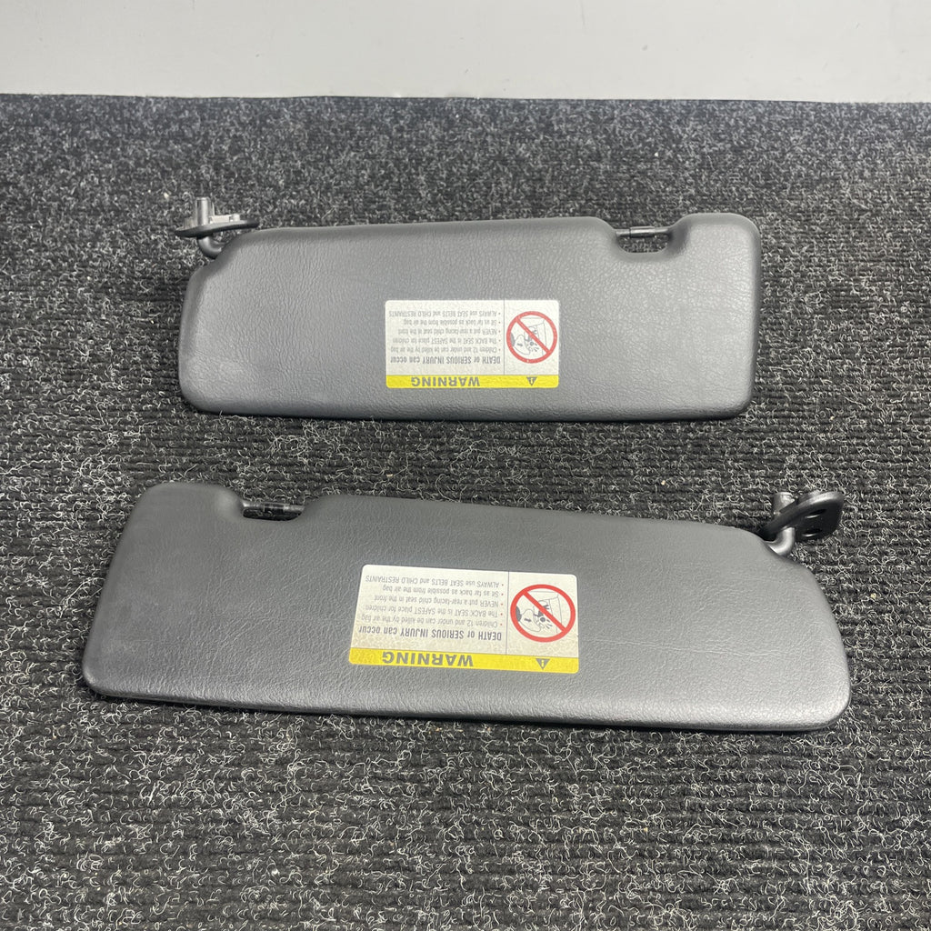 ☑️ 01-06 BMW E46 3-SERIES CONVERTIBLE SET OF 2 FRONT LEFT & RIGHT SUN VISOR OEM