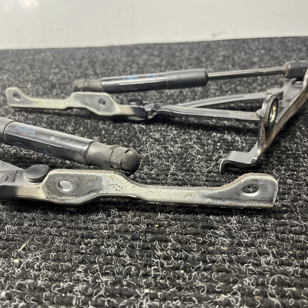 ☑️ 13-20 TOYOTA 86 SUBARU BRZ SCION FRS OEM TRUNK HINGES WITH STRUTS PAIR BLUE