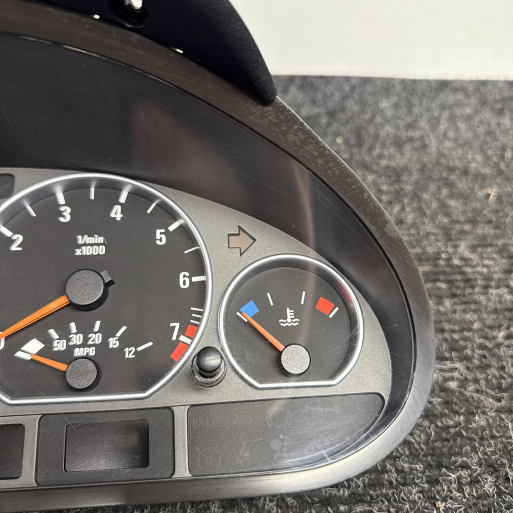 ☑️05-06 BMW E46 330ci ZHP A/T 2 DOOR INSTRUMENT CLUSTER SPEEDOMETER OEM 129K