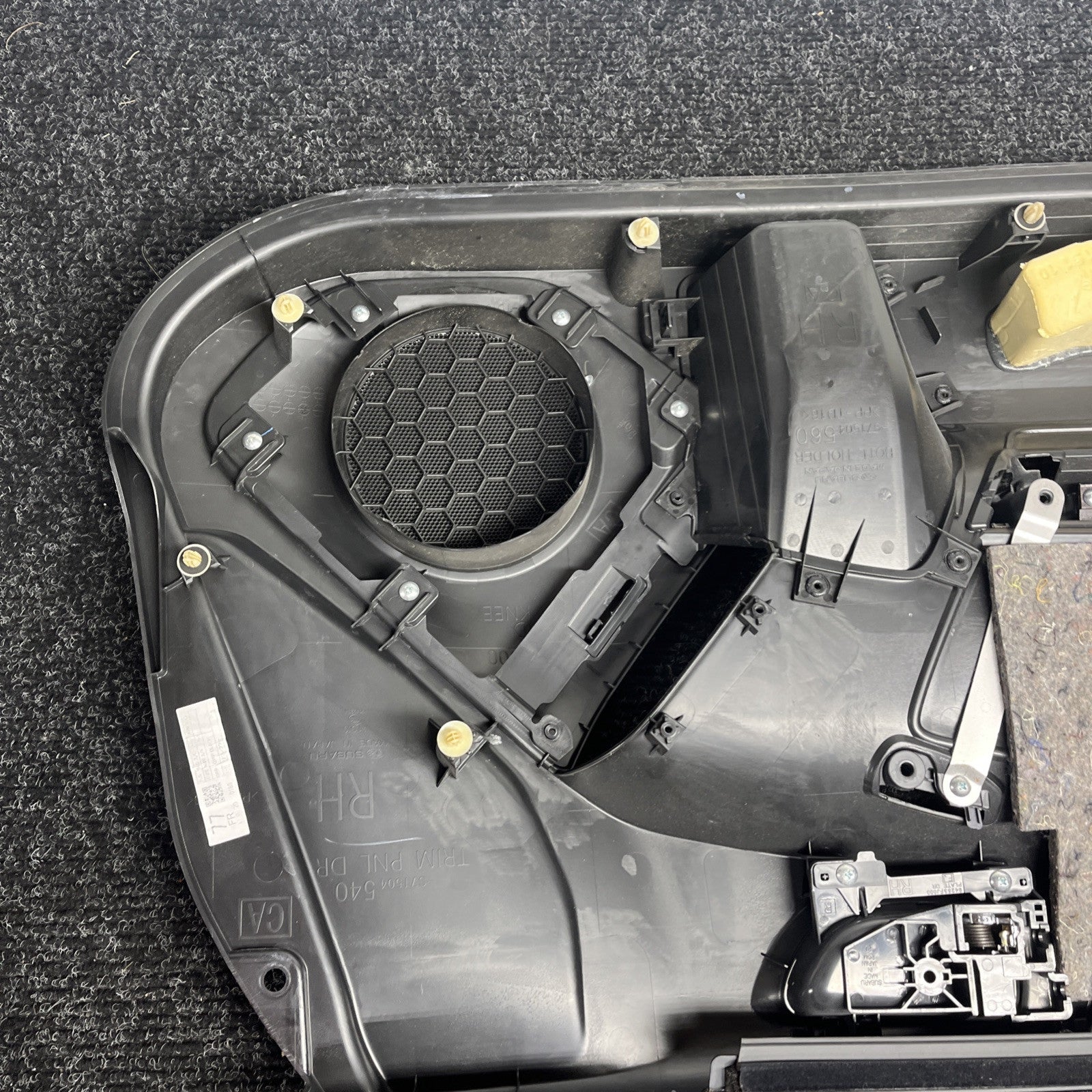 ☑️ 2013-2017Subaru BRZ FRS Right Passenger Side Interior Door Panel OEM