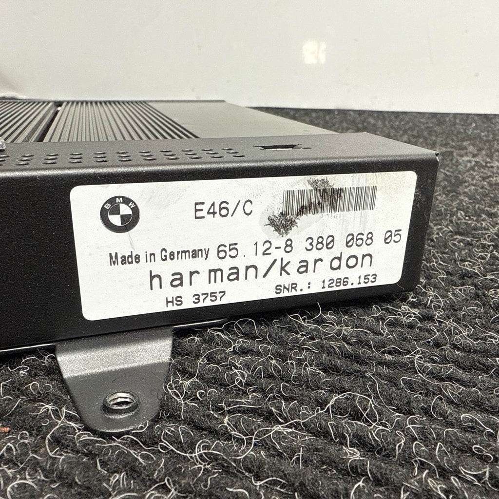 ☑️ 2000-2006 BMW 3 E46 Convert AMPLIFIER HIFI AUDIO AMP HARMAN KARDON 8380068