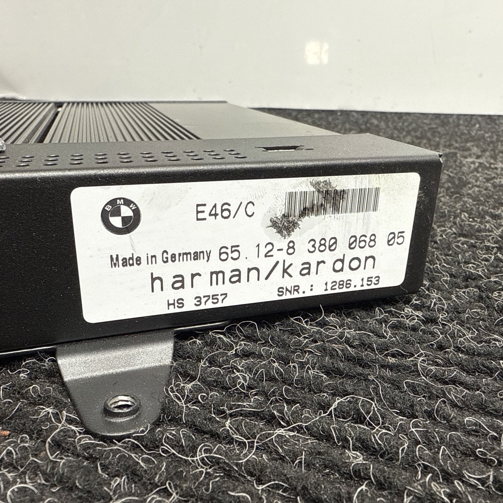 ☑️ 2000-2006 BMW 3 E46 Convert AMPLIFIER HIFI AUDIO AMP HARMAN KARDON 8380068