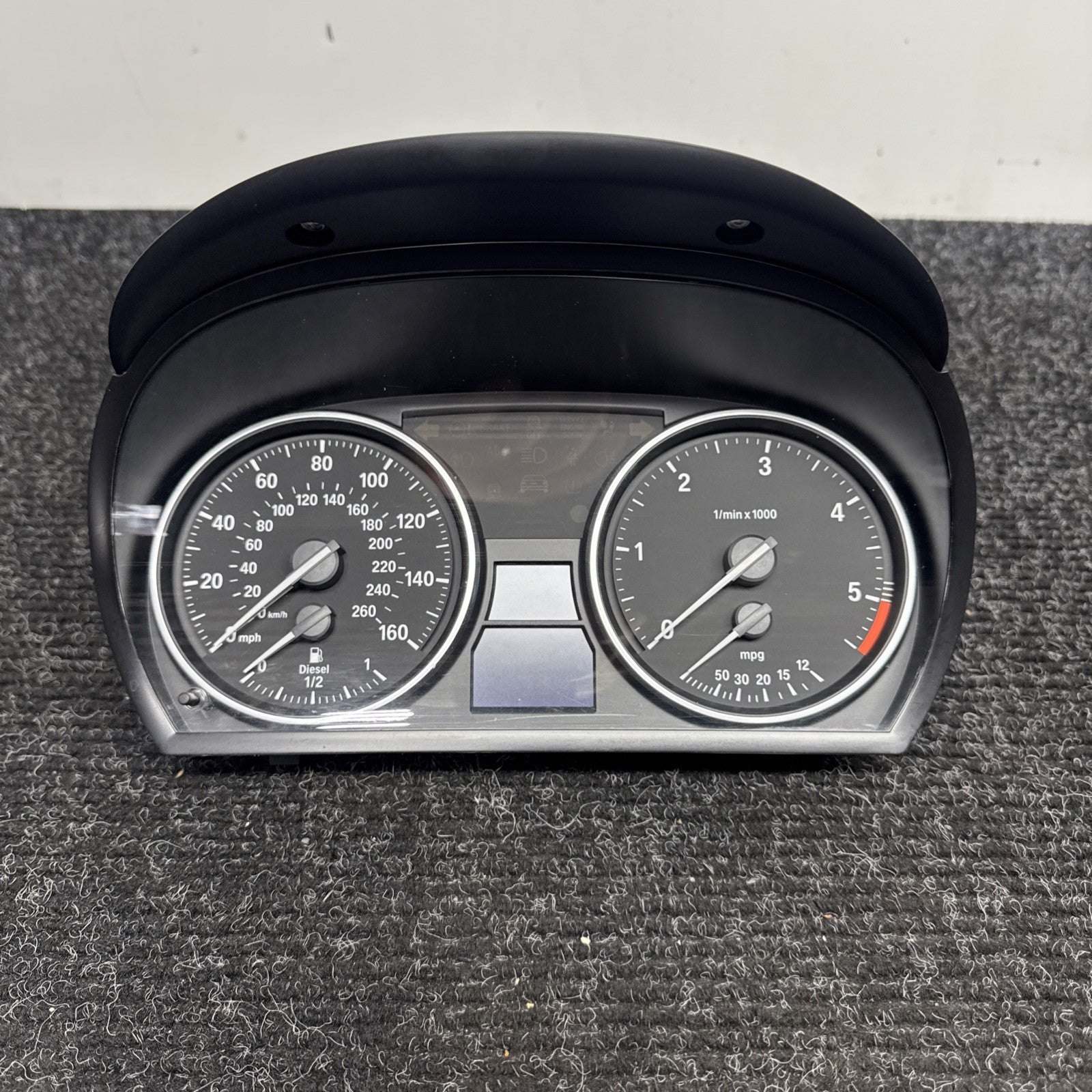 ☑️ 09-11 Bmw E90 335d Diesel Instrument Speedometer Gauge Cluster Oem 166k Miles