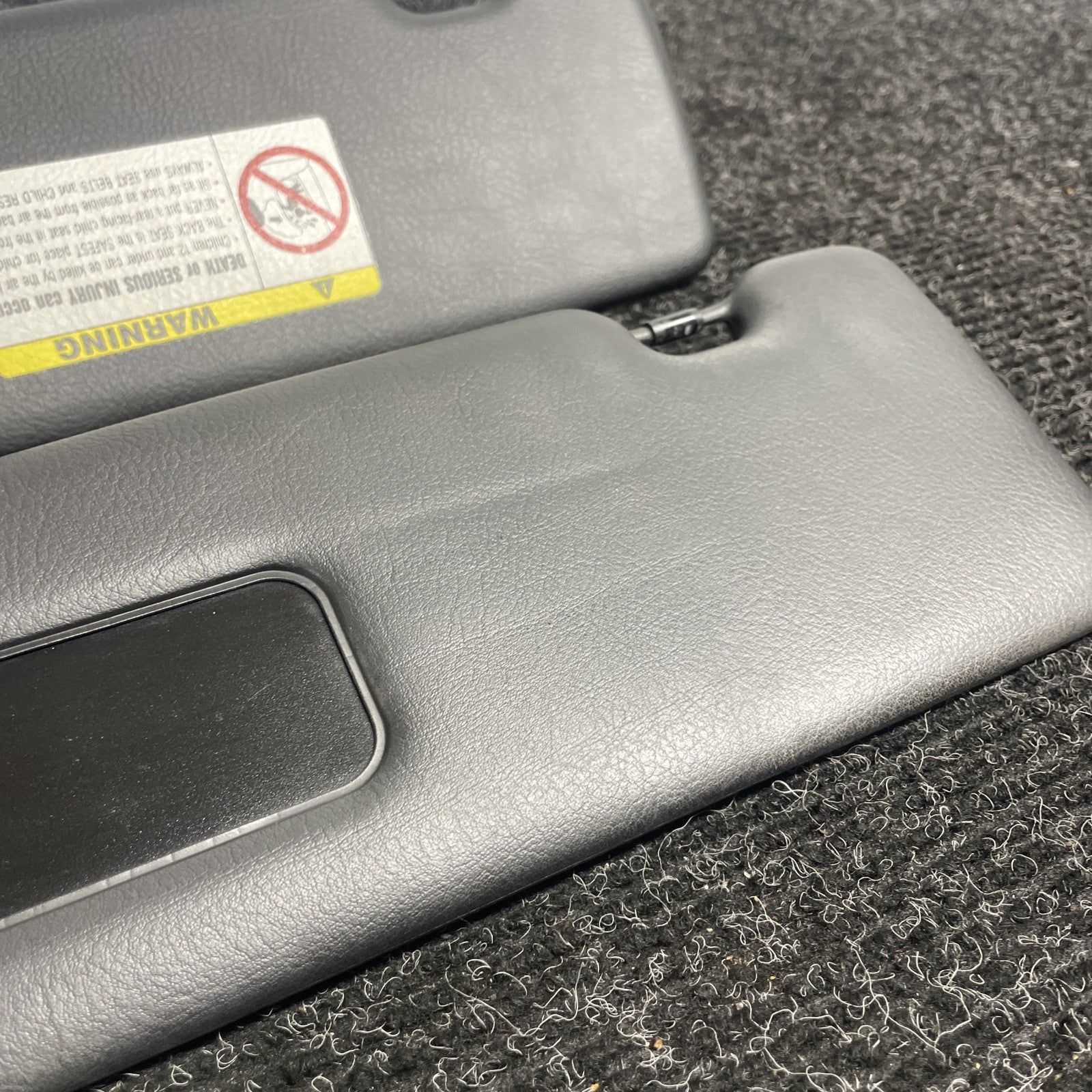 ☑️ 01-06 BMW E46 3-SERIES CONVERTIBLE SET OF 2 FRONT LEFT & RIGHT SUN VISOR OEM