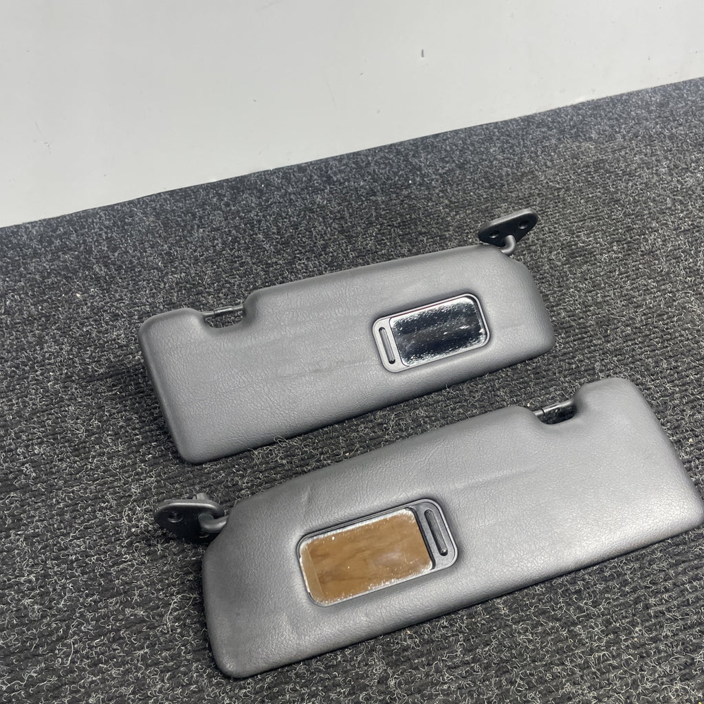 ☑️ 01-06 BMW E46 3-SERIES CONVERTIBLE SET OF 2 FRONT LEFT & RIGHT SUN VISOR OEM