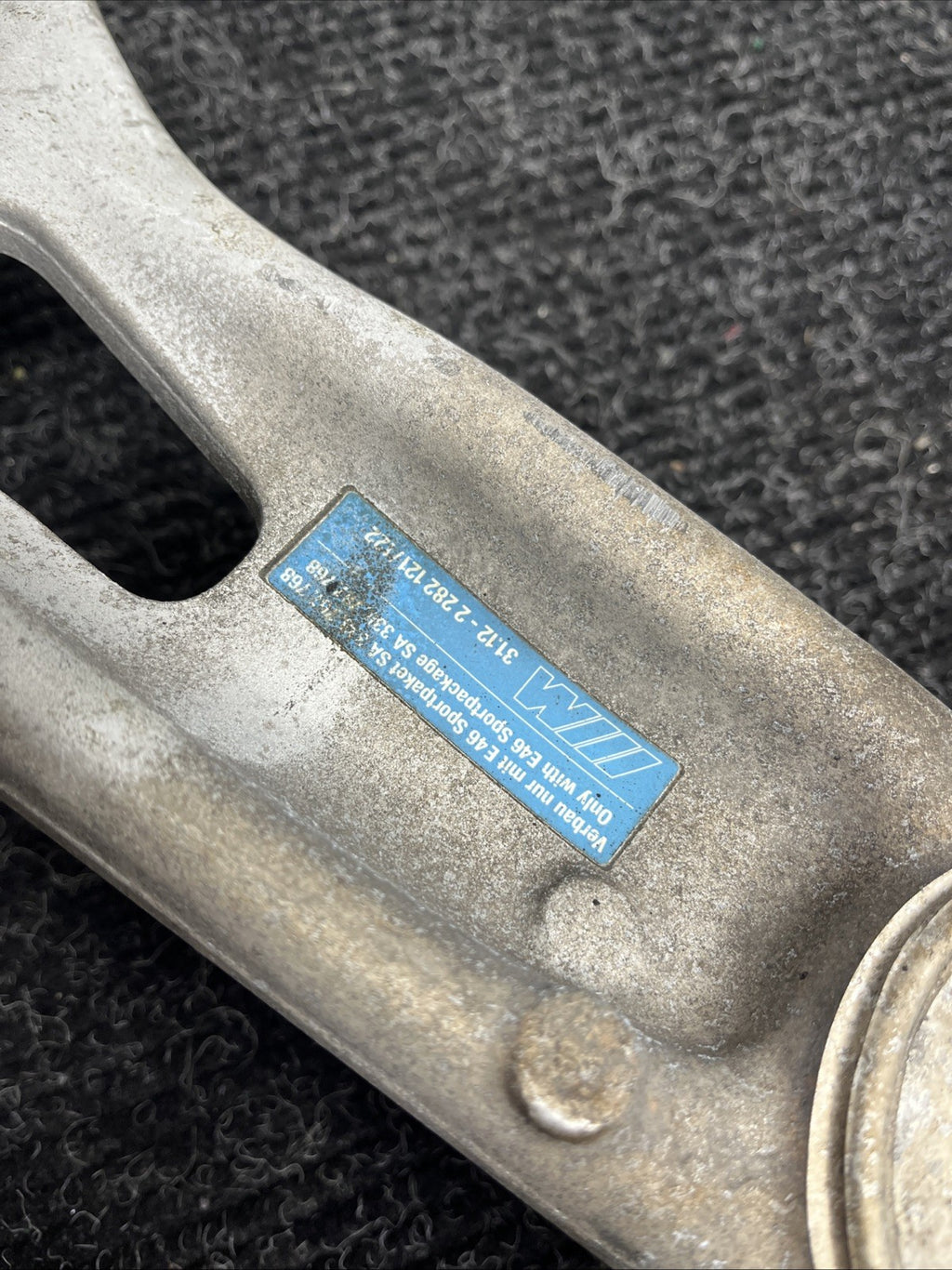 ☑️ BMW E46 Z4 M package M chassis control arm 2282121 / 122 triangle arm