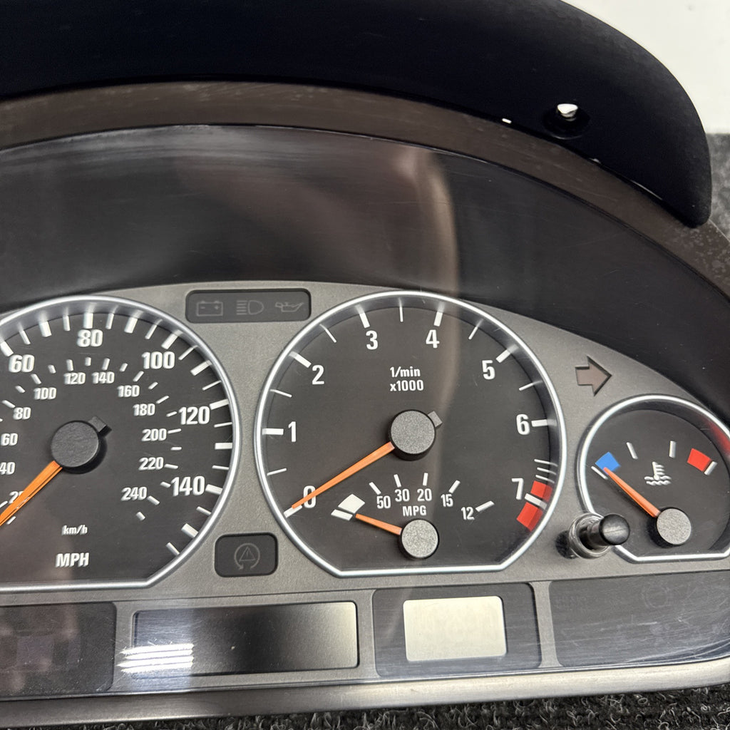 ☑️05-06 BMW E46 330ci ZHP A/T 2 DOOR INSTRUMENT CLUSTER SPEEDOMETER OEM 129K